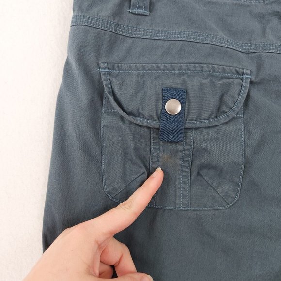 Kuhl Shorts Womens 12 Blue Cargo Bermuda UPF 50 Splash 11" Hiking Outdoor Casual - Picture 10 of 14